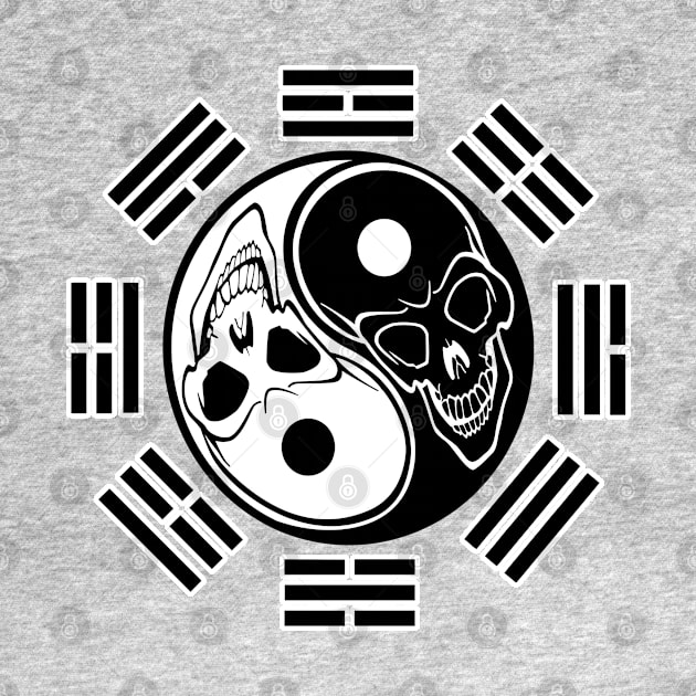 Spirits Yin Yang Skull by Orlind